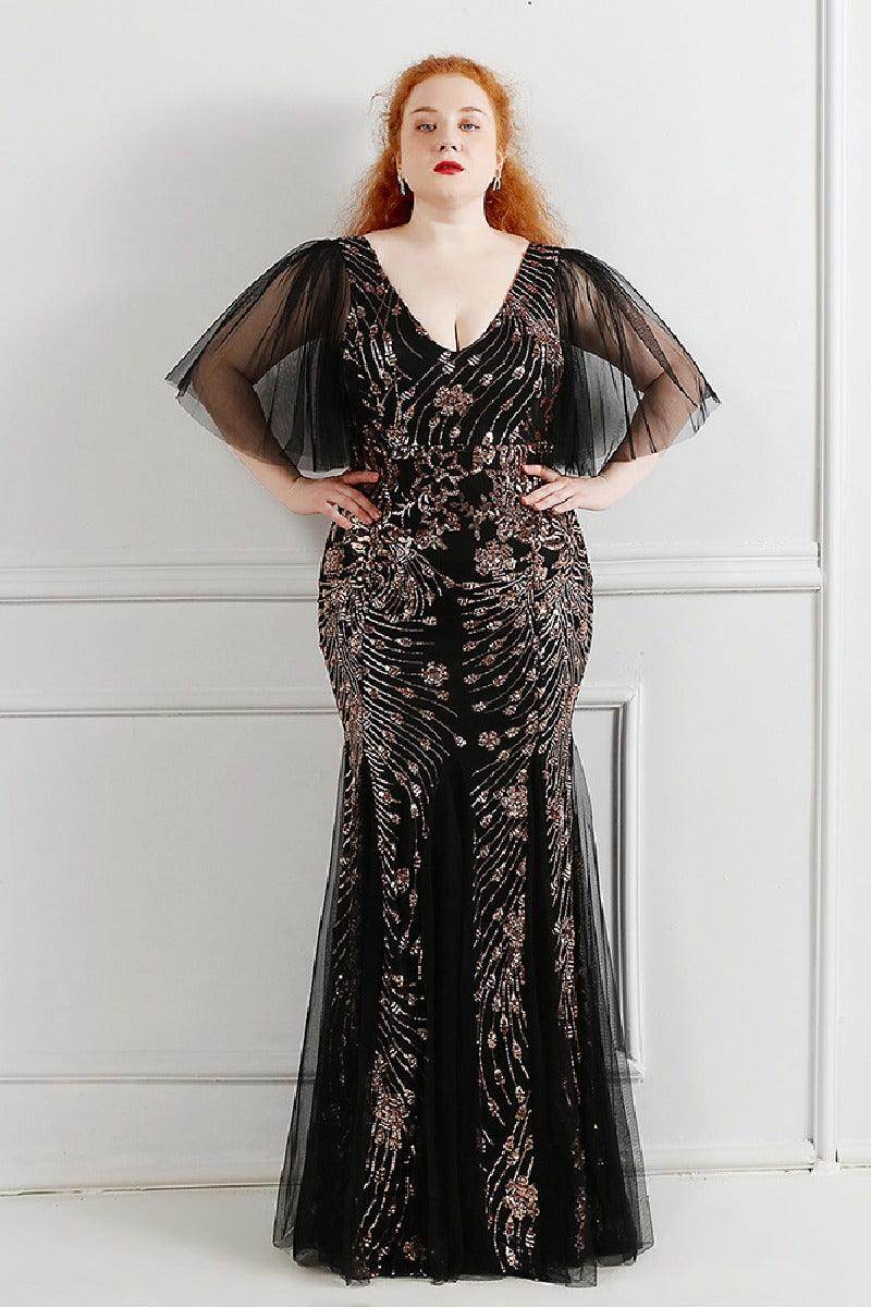 Trumpet-Mermaid Floor Length Evening Dress 646833729061 - COCOMELODY